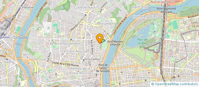 localisation de l'entreprise SCI FRATERNITAS  LYON