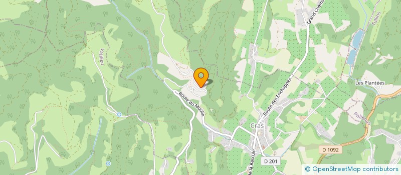 localisation de l'entreprise SCI FRATERNITE  CRAS