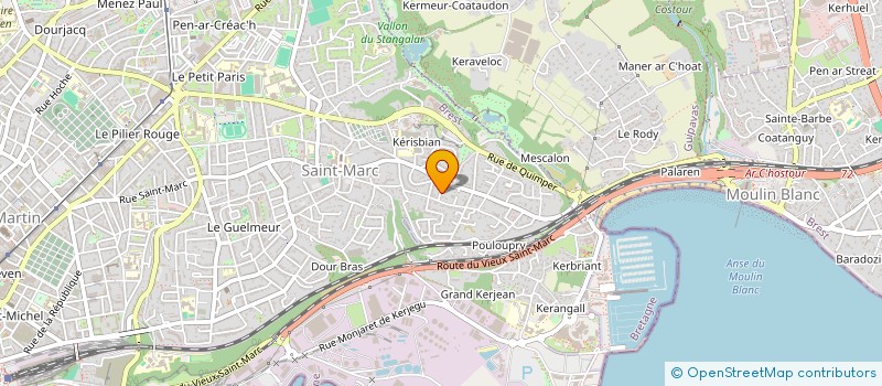 localisation de l'entreprise SCI FRATERNITE  BREST