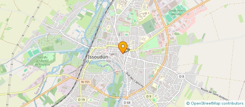 localisation de l'entreprise SCI FRATERNOVA à ISSOUDUN