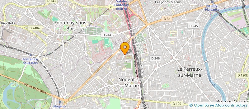 localisation de l'entreprise SCI FRATIMMO  NOGENT-SUR-MARNE