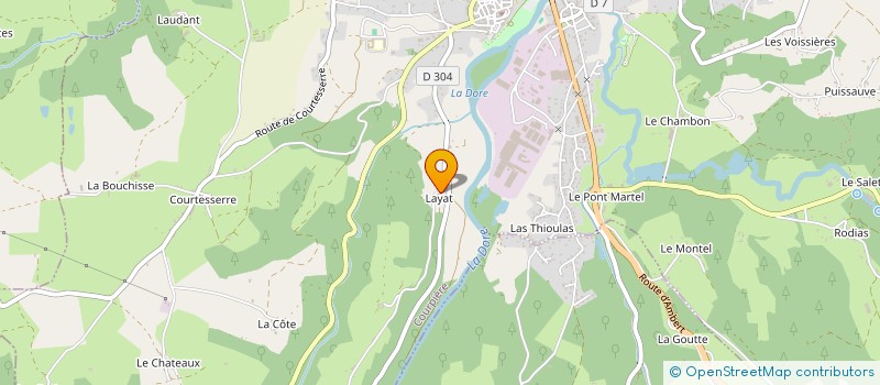 localisation de l'entreprise SCI FRATO à COURPIERE