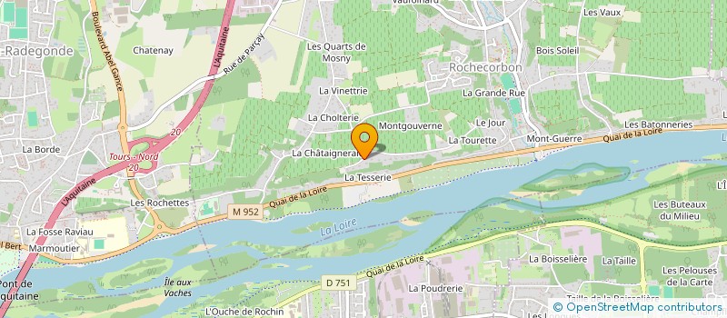 localisation de l'entreprise SCI FRATOM à ROCHECORBON