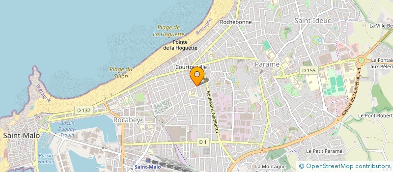 localisation de l'entreprise SCI FRATRIES  SAINT-MALO