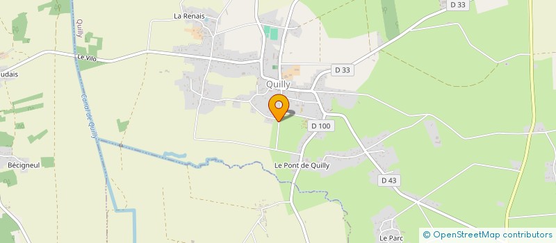 localisation de l'entreprise SCI FRAUD  QUILLY