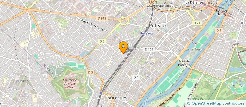 localisation de l'entreprise SCI FRAULLON à SURESNES