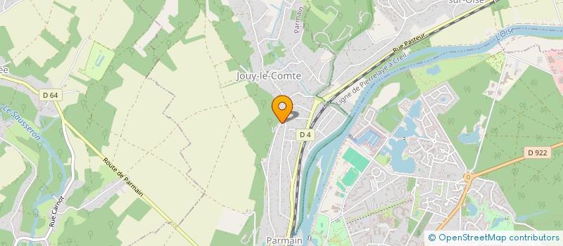 localisation de l'entreprise SCI FRAVAL  PARMAIN