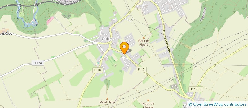 localisation de l'entreprise SCI FRAVAL  CUTRY