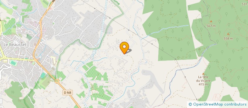 localisation de l'entreprise SCI FRAVELLE  LE BEAUSSET