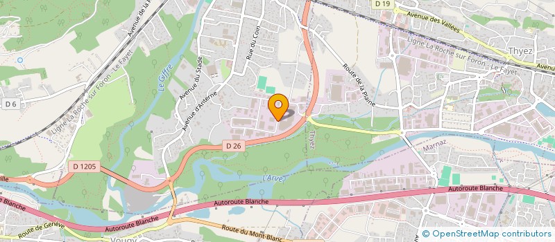 localisation de l'entreprise SCI FRAVERO  MARIGNIER