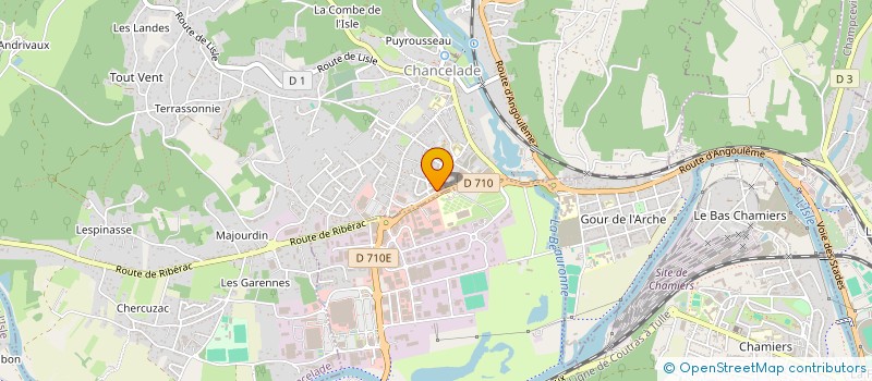 localisation de l'entreprise SCI FRAXANNA  CHANCELADE