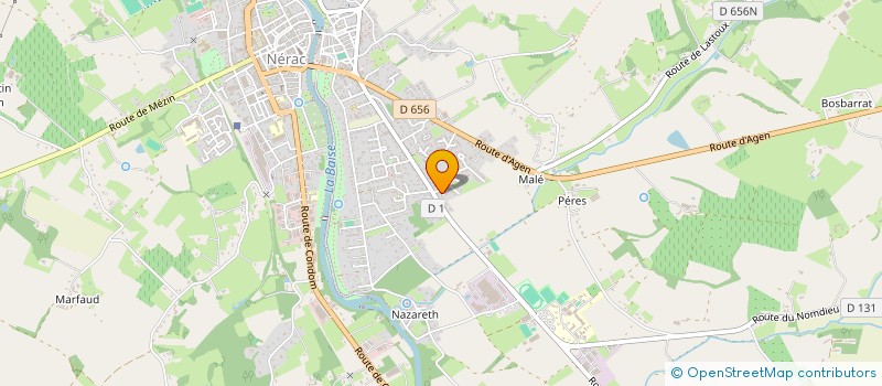 localisation de l'entreprise SCI FRAXIMUS  CALIGNAC