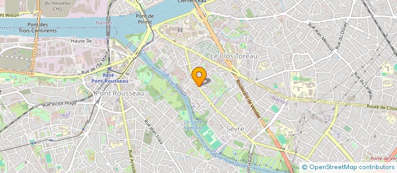 localisation de l'entreprise SCI FRAXY  NANTES