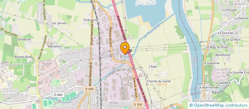 localisation de l'entreprise SCI FRAY  ARNAS