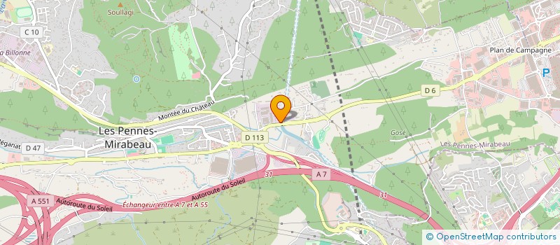 localisation de l'entreprise SCI FRAY à LES PENNES MIRABEAU