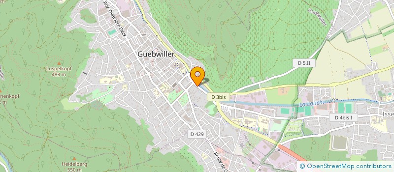 localisation de l'entreprise SCI FRAYARD  GUEBWILLER