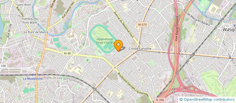 localisation de l'entreprise SCI FRAYSSE à MARCQ-EN-BARŒUL