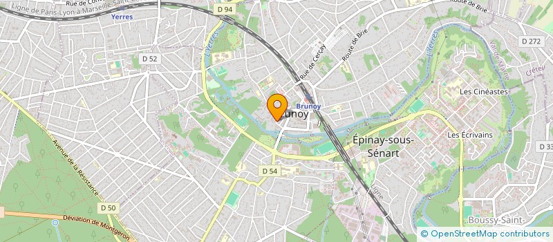 localisation de l'entreprise SCI FRAYSSE-CONAN  BRUNOY