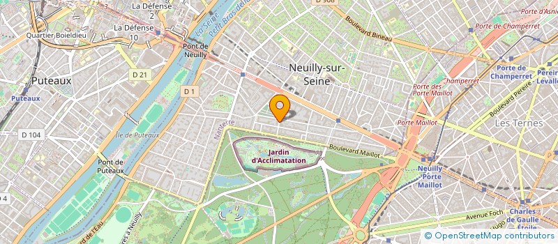localisation de l'entreprise SCI FRAYSSINET-ARAMINI à NEUILLY-SUR-SEINE