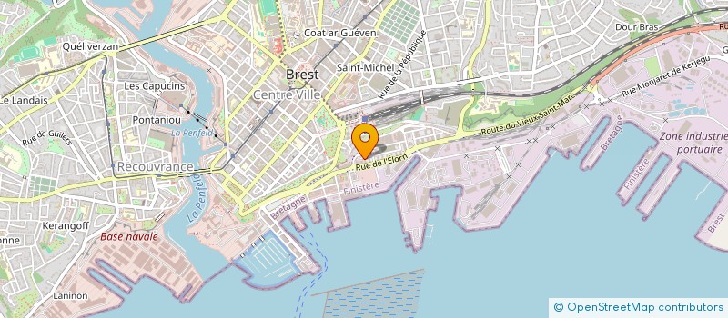 localisation de l'entreprise SCI FRB  BREST