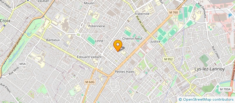 localisation de l'entreprise SCI FRB  ROUBAIX