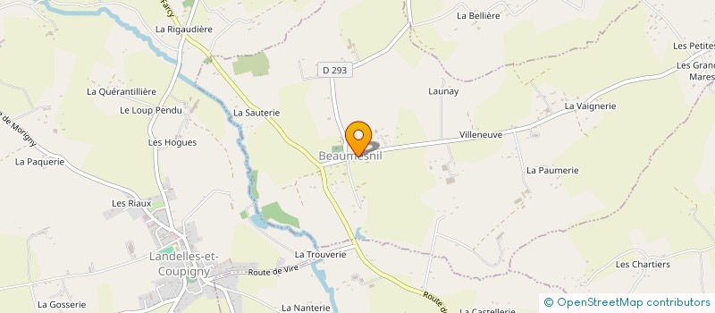 localisation de l'entreprise SCI FRC  BEAUMESNIL