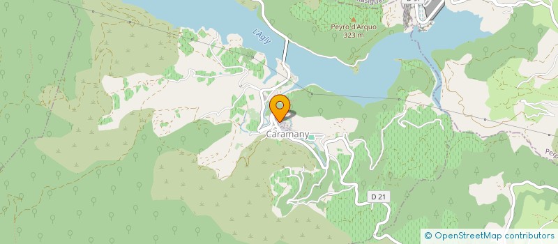 localisation de l'entreprise SCI FRC  CARAMANY