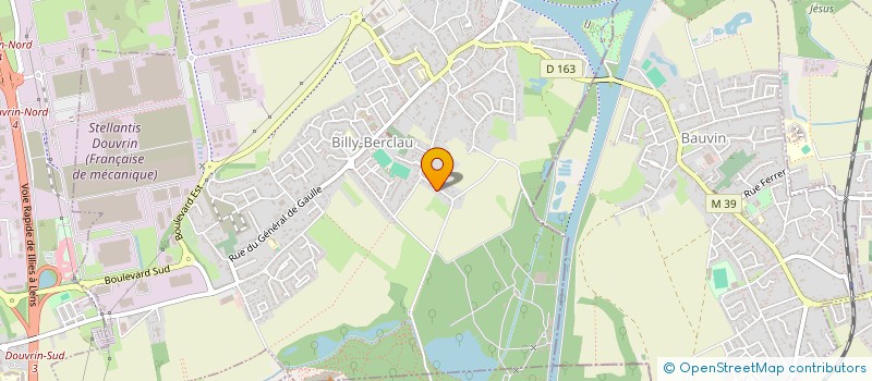 localisation de l'entreprise SCI FRE.CA.TH  BILLY-BERCLAU