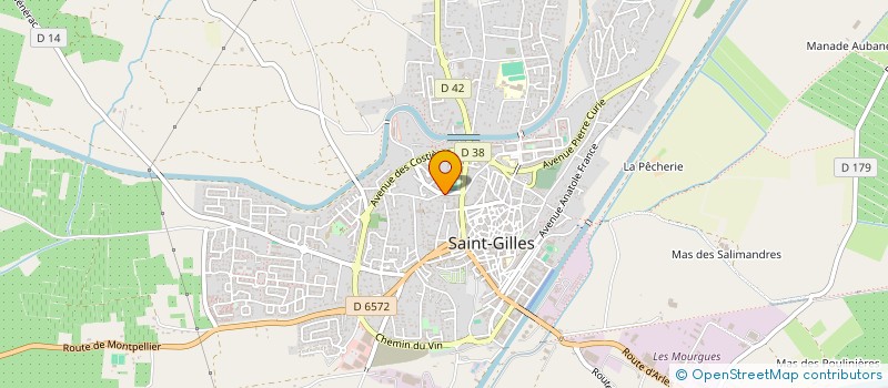 localisation de l'entreprise SCI FRE FAV à SAINT-GILLES