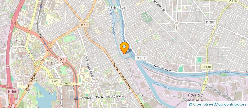 localisation de l'entreprise SCI FREBAR à CRETEIL