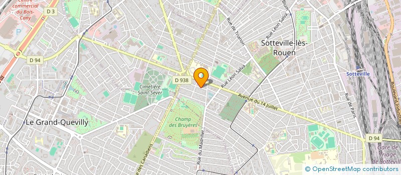 localisation de l'entreprise SCI FREBAULT INVESTISSEMENTS  SOTTEVILLE-LES-ROUEN