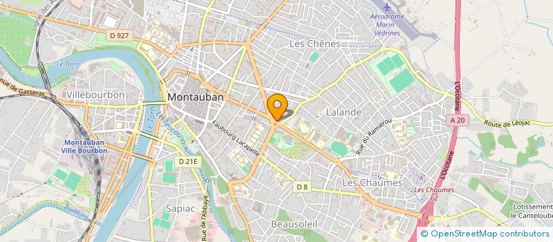 localisation de l'entreprise SCI FREBBETS  MONTAUBAN