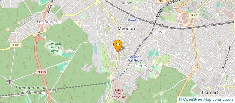 localisation de l'entreprise SCI FRECA  MEUDON