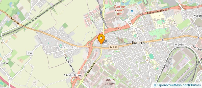 localisation de l'entreprise SCI FRECAT à LILLE