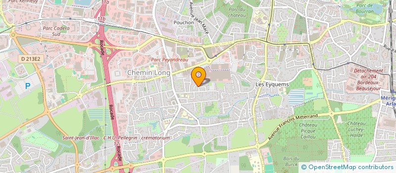 localisation de l'entreprise SCI FRECELAUR  MERIGNAC