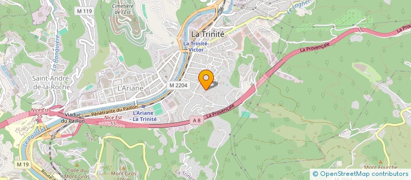 localisation de l'entreprise SCI FRECHRI à LA TRINITE