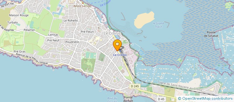 localisation de l'entreprise SCI FRECOFRAN  LE CROISIC