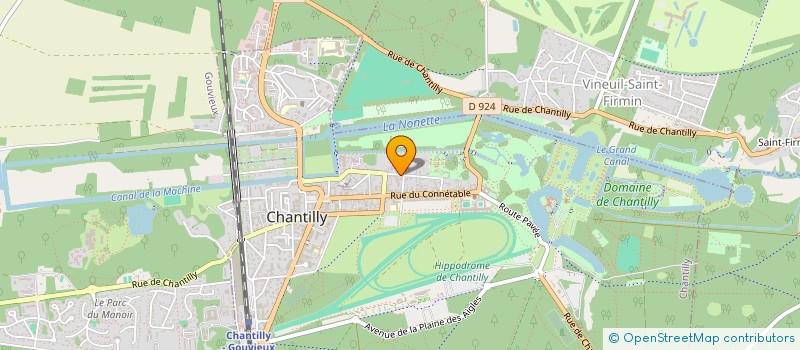 localisation de l'entreprise SCI FRECOISE  CHANTILLY