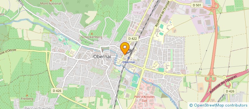 localisation de l'entreprise SCI FRED à OBERNAI