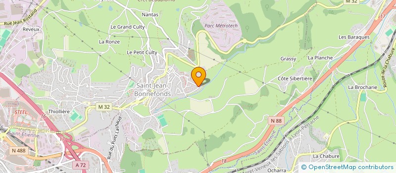 localisation de l'entreprise SCI FRED  SAINT-JEAN-BONNEFONDS