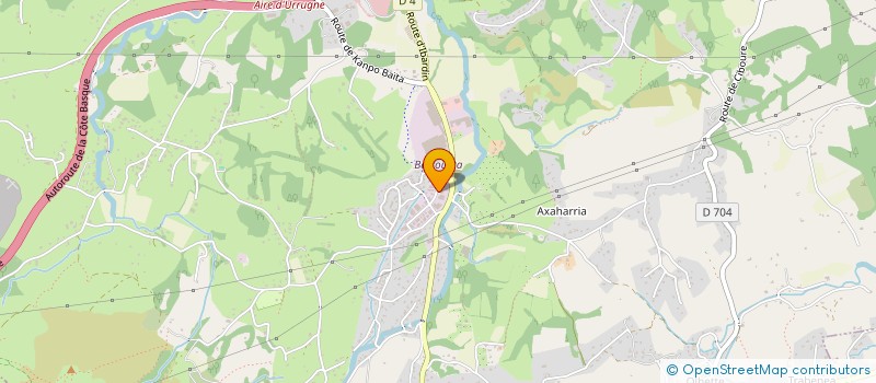 localisation de l'entreprise SCI FRED  URRUGNE