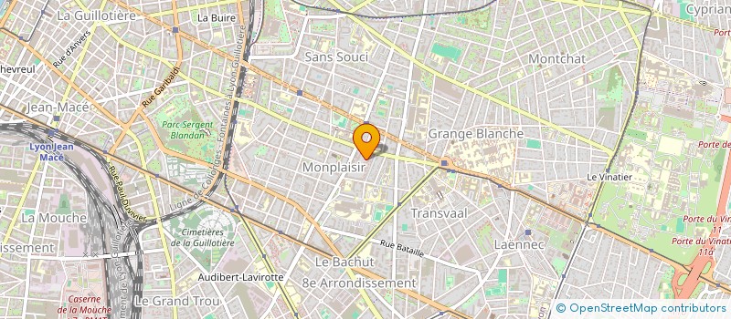 localisation de l'entreprise SCI FRED IMMO  LYON