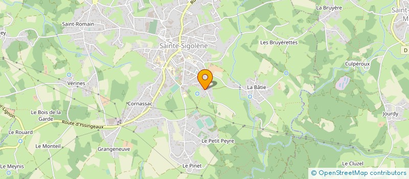 localisation de l'entreprise SCI FRED-LYDIE à SAINTE-SIGOLENE