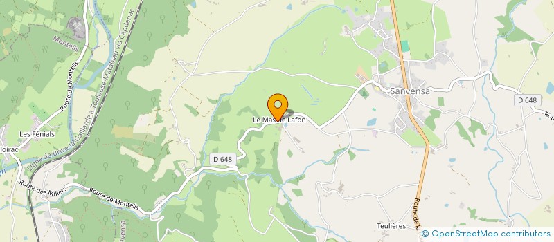 localisation de l'entreprise SCI FRED MOYENAGE  SANVENSA