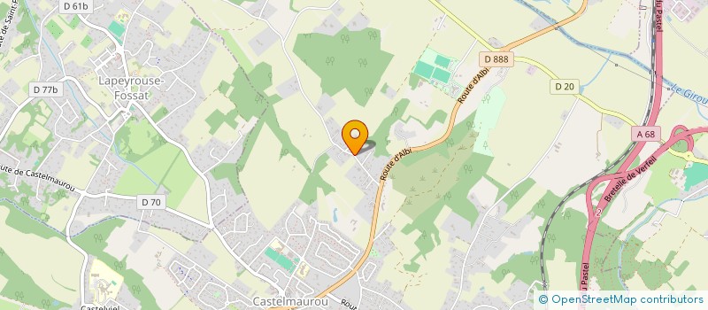 localisation de l'entreprise SCI FREDACO  CASTELMAUROU