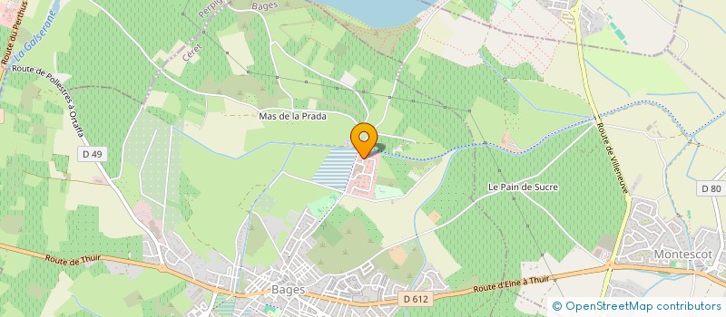 localisation de l'entreprise SCI FREDALI à BAGES