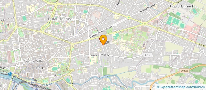localisation de l'entreprise SCI FREDALINE à PAU