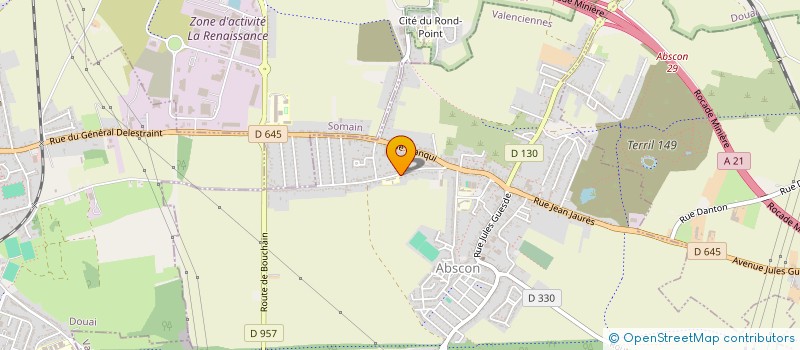 localisation de l'entreprise SCI FREDALU  ABSCON