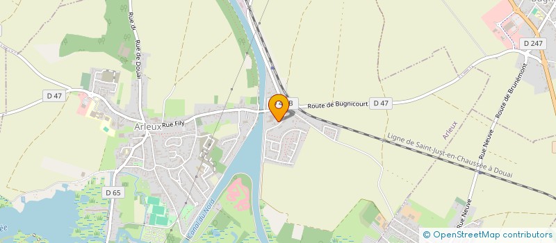 localisation de l'entreprise SCI FREDAN  ARLEUX