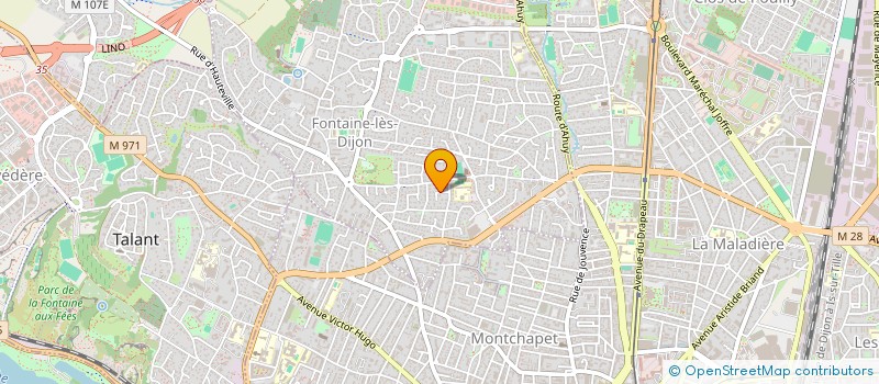 localisation de l'entreprise SCI FREDANNE  FONTAINE-LES-DIJON